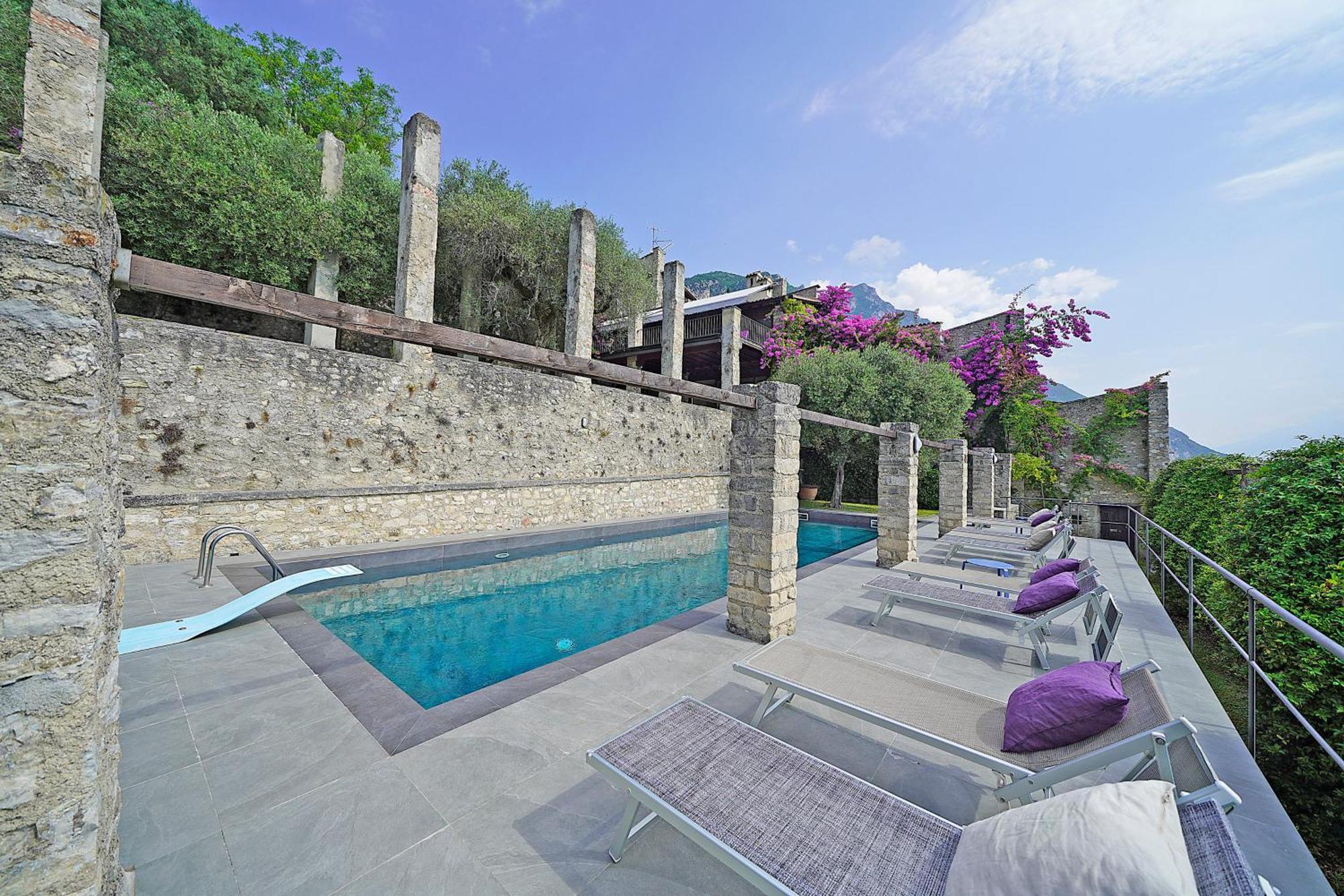 Villa Rachele: Stunning Luxury Villa In Centre Gargnano With Private Pool And Breathtaking Views Exterior foto